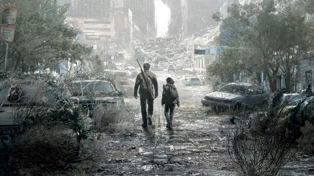 Survivors in a disaster zombie apocalypse zone
